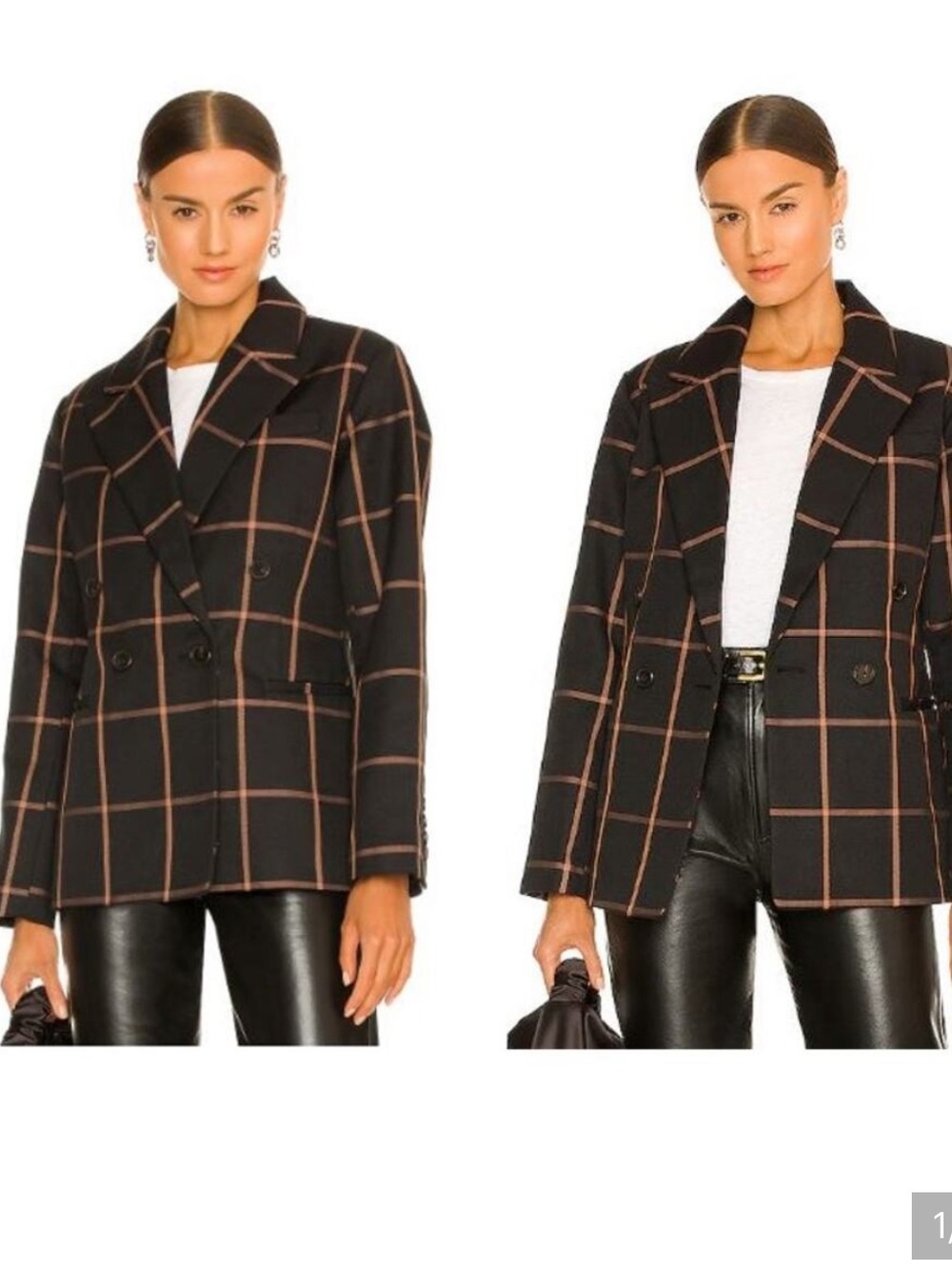 Levi's Abner Blazer in Bonnie Plaid Caviar